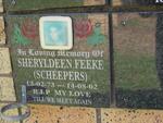 FEEKE Sheryldeen nee SCHEEPERS 1973-2002