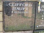 HAUPT Clifford 1930-