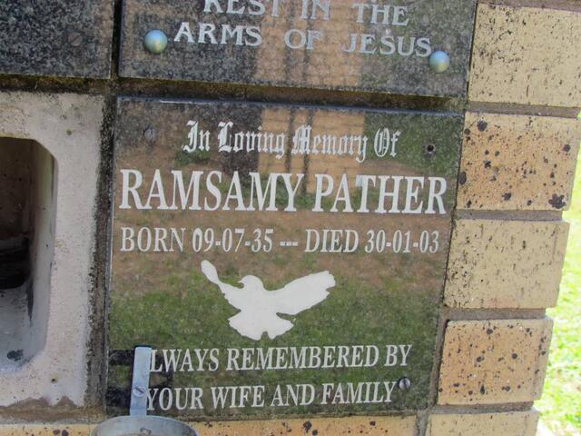 PATHER Ramsamy 1935-2003