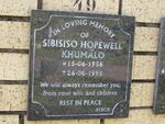 KHUMALO Sibisiso Hopewell 1958-1998