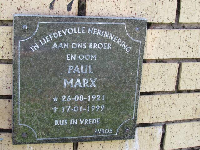 MARX Paul 1921-1999