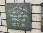GEORGE Ruth Francina Elizabeth 1927-1998