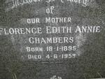 CHAMBERS Florence Edith Annie 1895-1959