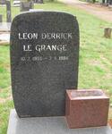 GRANGE Leon Derrick, le 1955-1986