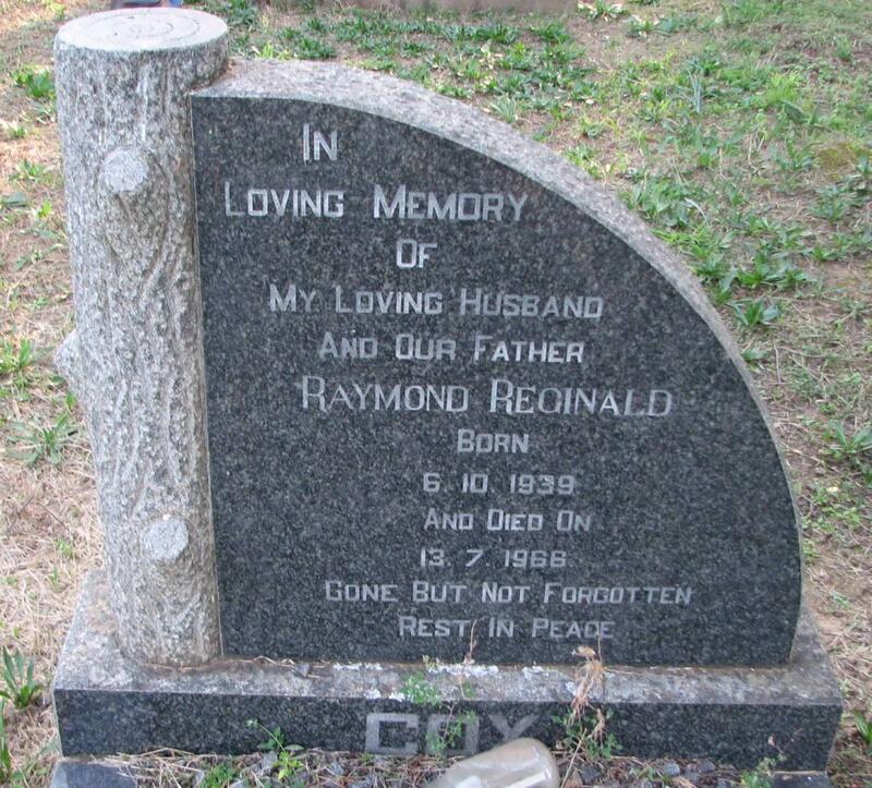 COX Raymond Reginald 1939-1966