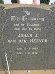 HEEVER Johan J., van den 1893-1970
