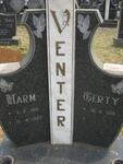 VENTER Harm 1910-1993 & Gerty 1919-