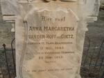 HOFF Anna Margaretha, van der nee GOETZ 1843-1913