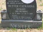 VENTER Hester Catharina nee PRETORIUS 1954-1993
