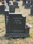 HERHOLDT Susanna Maria 1945-1995