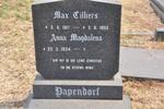 PAPENDORF Max Cilliers 1917-1990 & Anna Magdalena 1924-