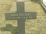 PEETERS Thom 1929-1977