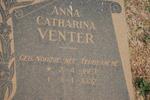 VENTER Anna Catharina voorheen TERBLANCE nee NORTJE 1867-1932