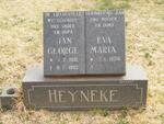HEYNEKE Jan George 1931-1993 & Eva Maria 1934-