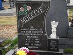 MDLETYE Mandisa 1985-1998