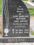 MJULENI Nomasundu Cynthia 1963-2008