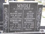 MYOLI Evans Bushula 1928-2000 & Nomaslums Hazel 1933-1999