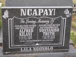 NCAPAYI Alfred Kilani 1906-1971 & Nonyaniso Truth 1918-2002