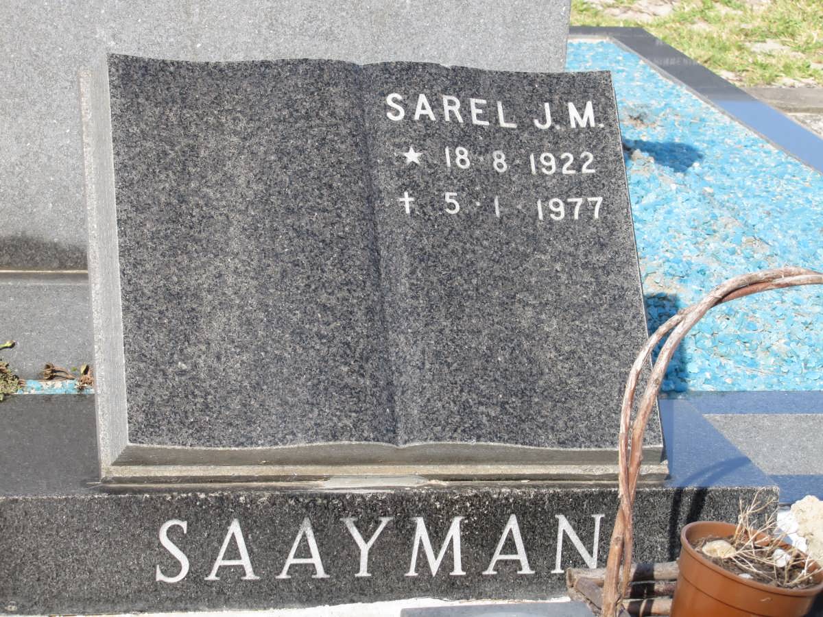 SAAYMAN Sarel J.M. 1922-1977