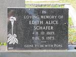 SCHAFER Edith Alice 1889-1975