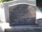 SHAW Bernard Maitland 1922-1957 :: SHAW Leah Ruby 1886-1977