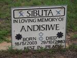 SIBUTA Andisiwe 2003-2003
