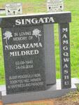 SINGATA Nkosazama Mildred 1940-2008