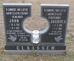 CLAASSEN John 1947-1992  :: CLAASSEN Jacques 1971-1994