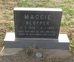 KLOPPER Maggie 1928-1993