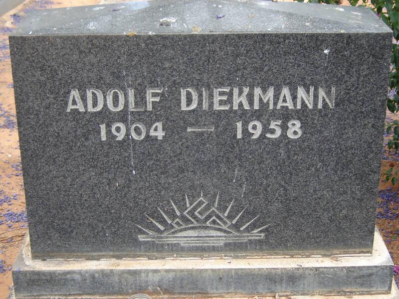 DIEKMANN Adolf 1904-1958