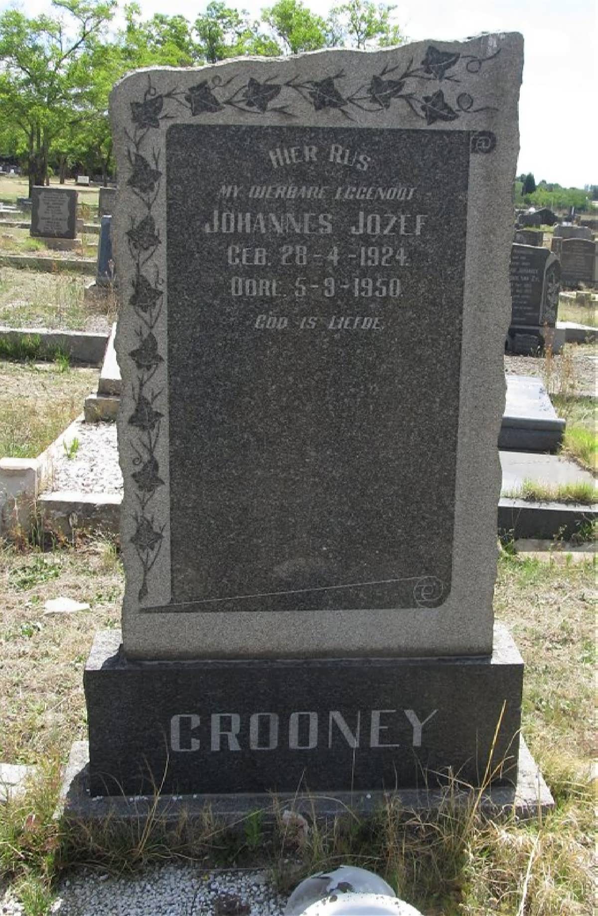 CROONEY Johannes Jozef 1924-1950
