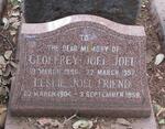 JOEL Geoffrey Joel 1896-1957 :: FRIEND Leslie Joel 1904-1959