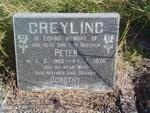 GREYLING Peter 1952-1974 :: GREYLING Dorothy 1926-1995