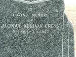 CROSS Jacobus Adriaan 1901-1957