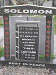 SOLOMON Thami Leonard 1963-2008