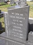 STEENBERG Lucas Philippus 1912-1989 & Susanna Dorothea 1925-2007