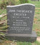 CHESTER John Frederick 1937-1995