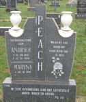 PEACH Andries 1941-1999 & Maryna 1942-