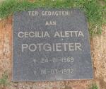 POTGIETER Cecilia Aletta 1969-1992