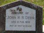 DEER John H.R. -1933