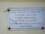 PARR Thomas, Johnson 1911-1976 & Irene Constance 1910-1956