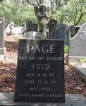 PAGE Fred 1947-1959