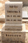 ROSSOUW Chrisstina H. 1856-1949