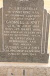 SMIT Gabrieel J. 1891-1950 & Susara C.H.J. MALAN 1898-1962