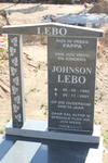LEBO Johnson 1922-2001