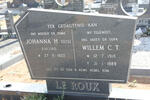 ROUX Willem C.T., le 1918-1989 & Johanna H. JACOBS 1922-