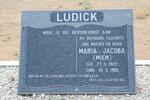 LUDICK Maria Jacoba 1922-1998