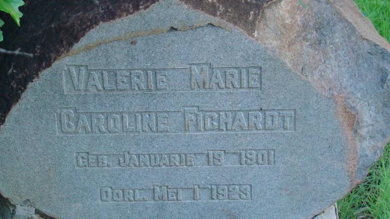 FICHARDT Valerie Marie Caroline 1901-1923