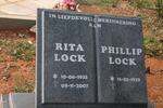 LOCK Phillip 1923- & Rita 1933-2007