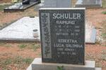 SCHULER Raimund 1910-1992 & Egbertha Lucia Salomina DONGES 1911-
